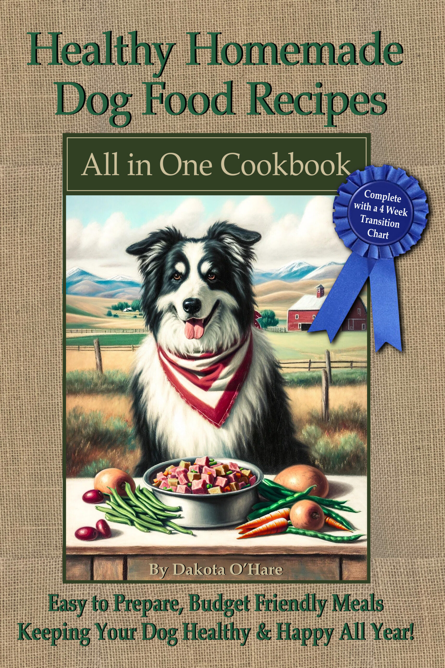 Book cover for Healthy Homemade Dogfood Recipes: All-In-One Cookbook