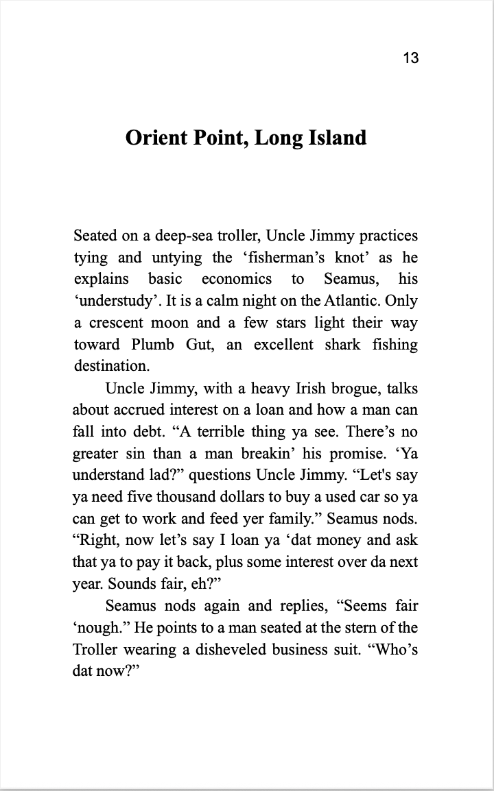 Inside the book