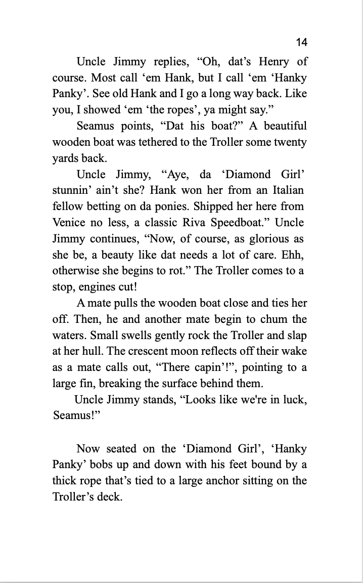 Inside the book