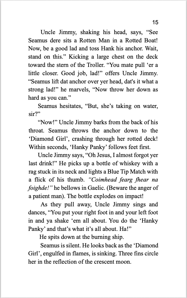 Inside the book