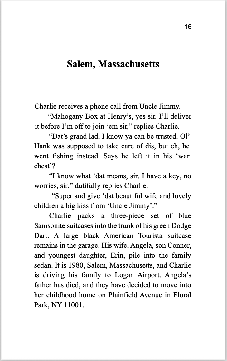 Inside the book