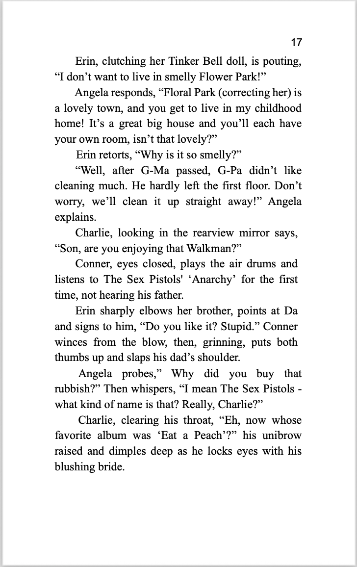 Inside the book