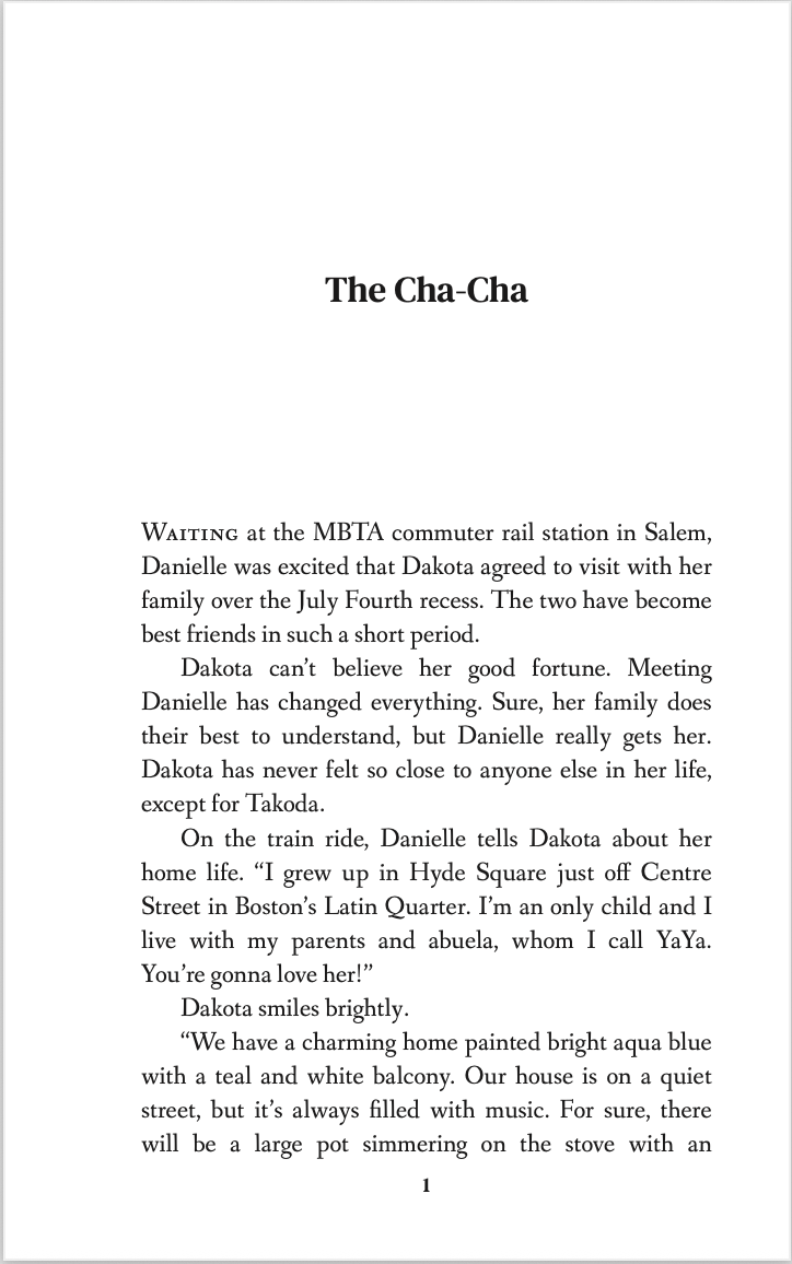 Inside the book