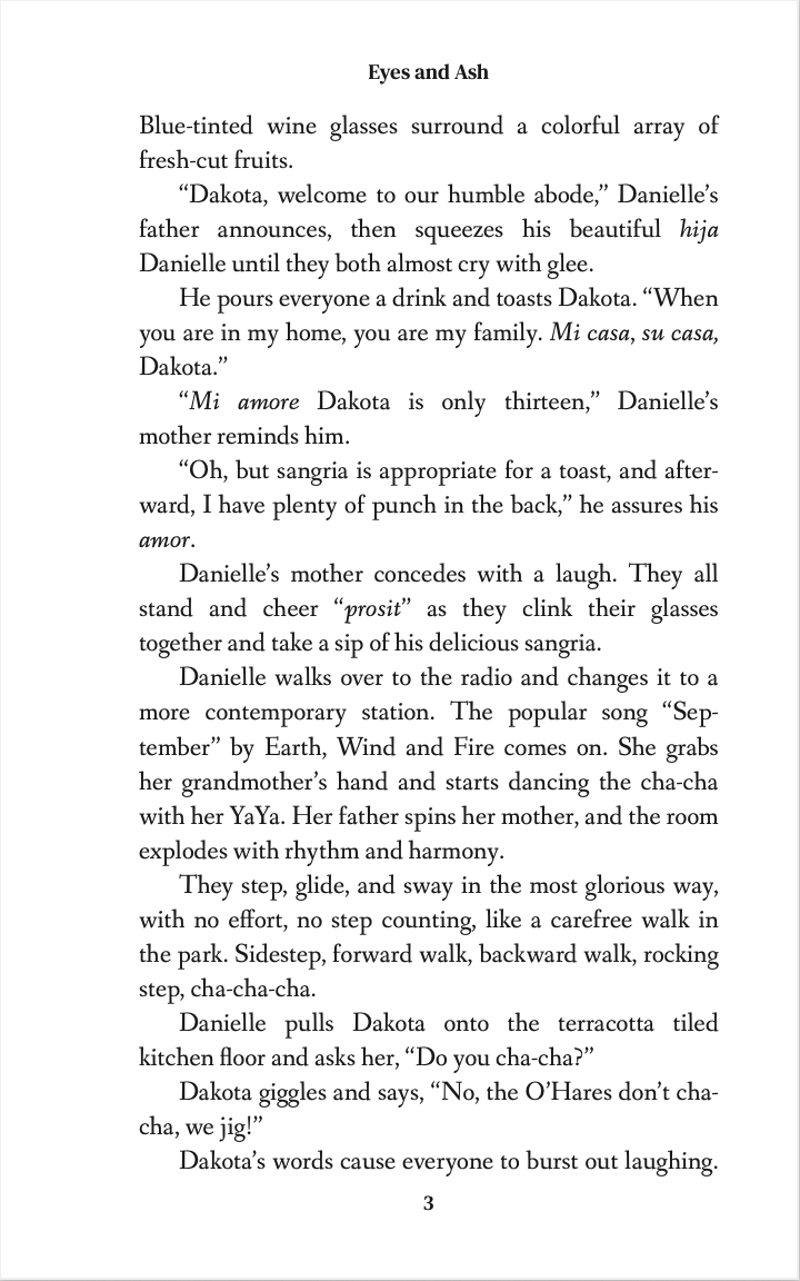 Inside the book