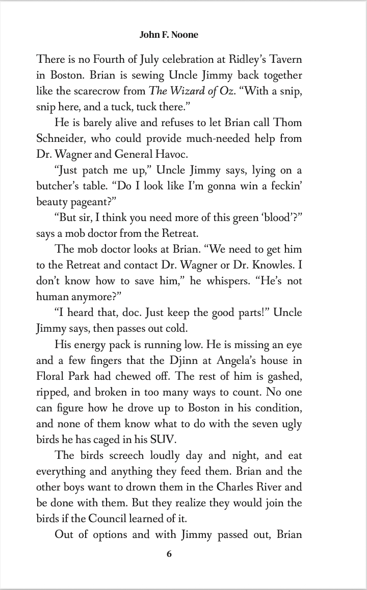 Inside the book