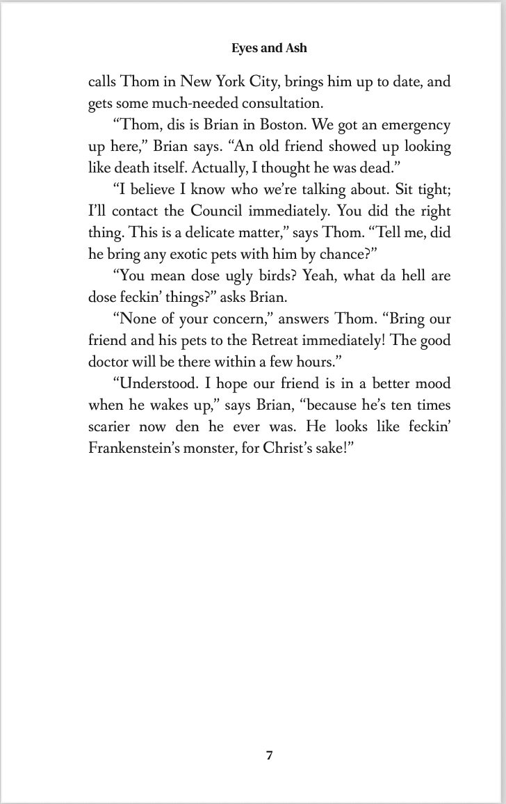 Inside the book