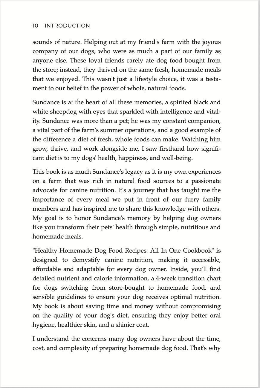 Inside the book