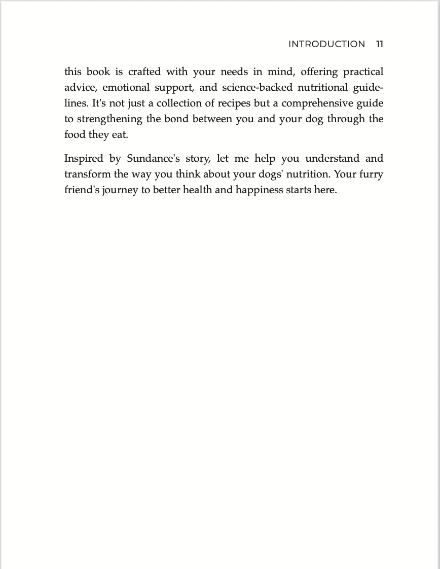 Inside the book