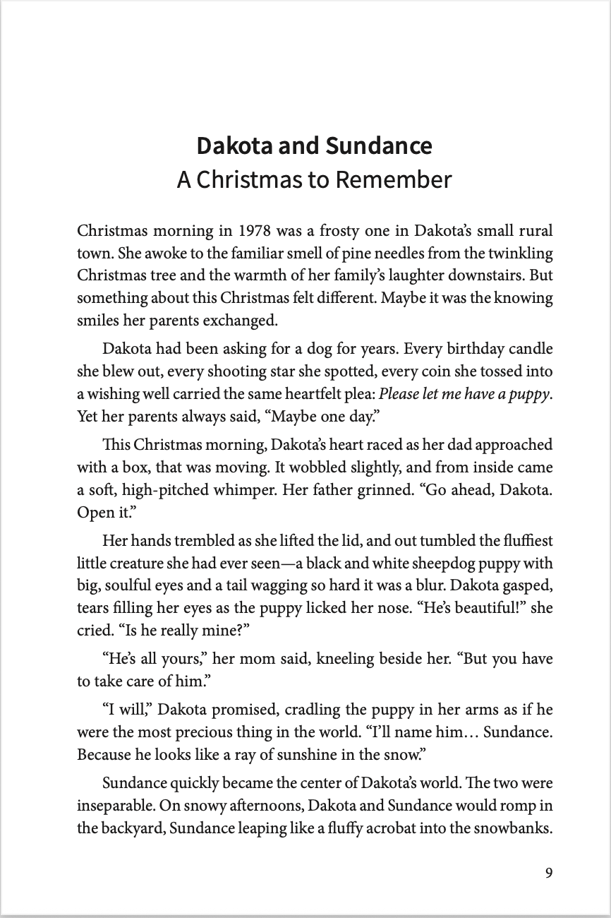 Inside the book