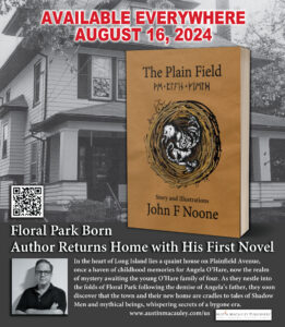 A sample poster ad of The Plain Field, book by John F Noone 