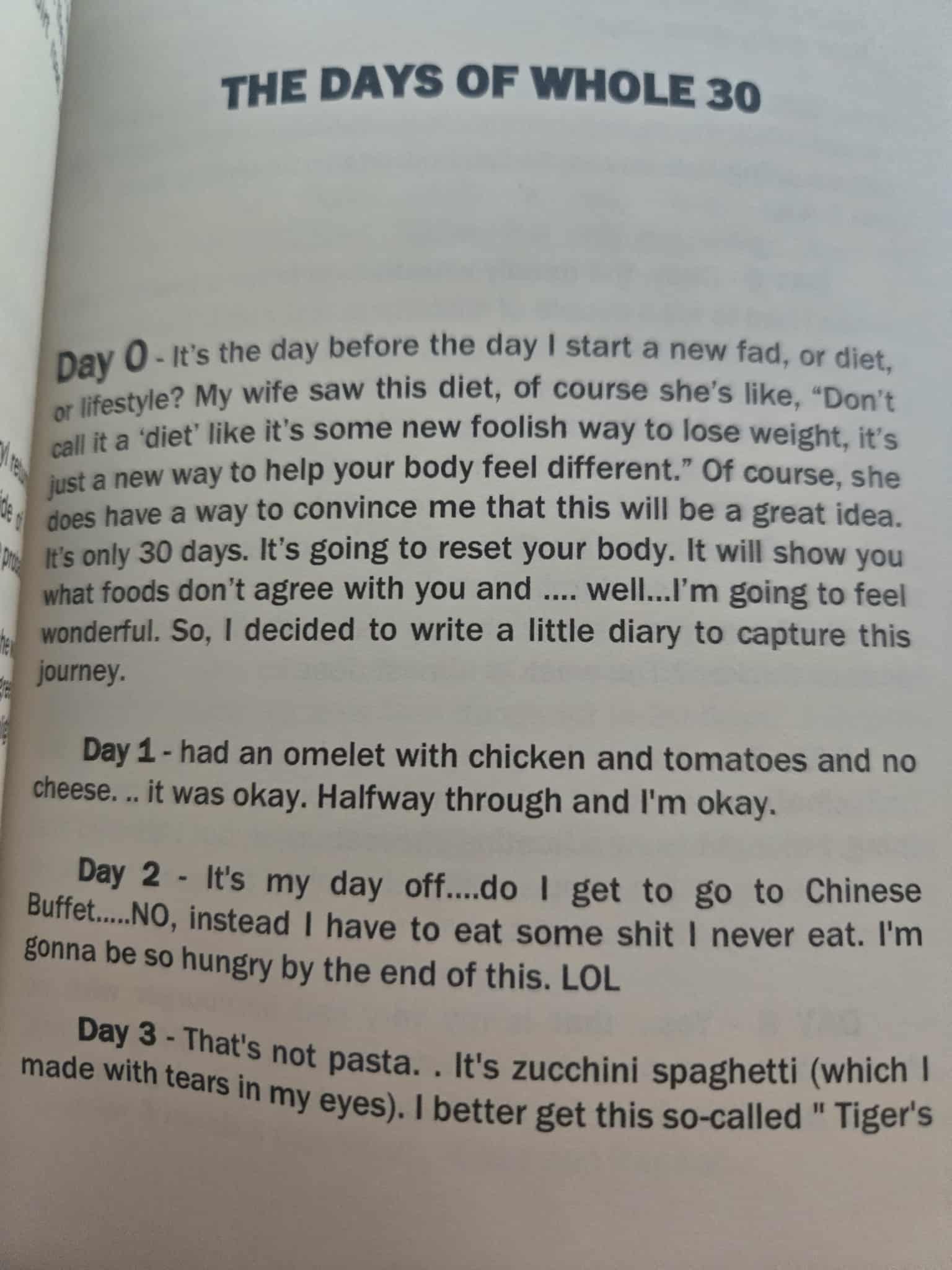Inside the book