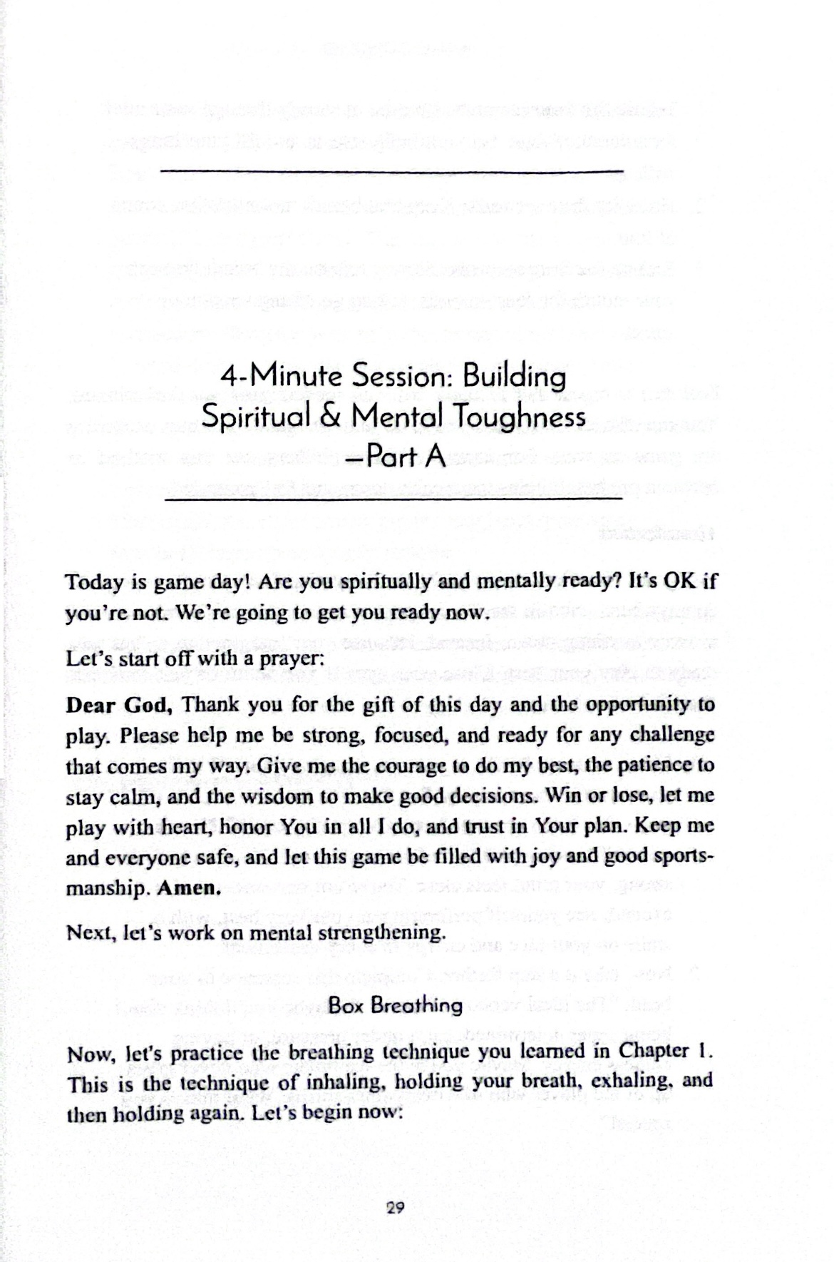 Inside the book