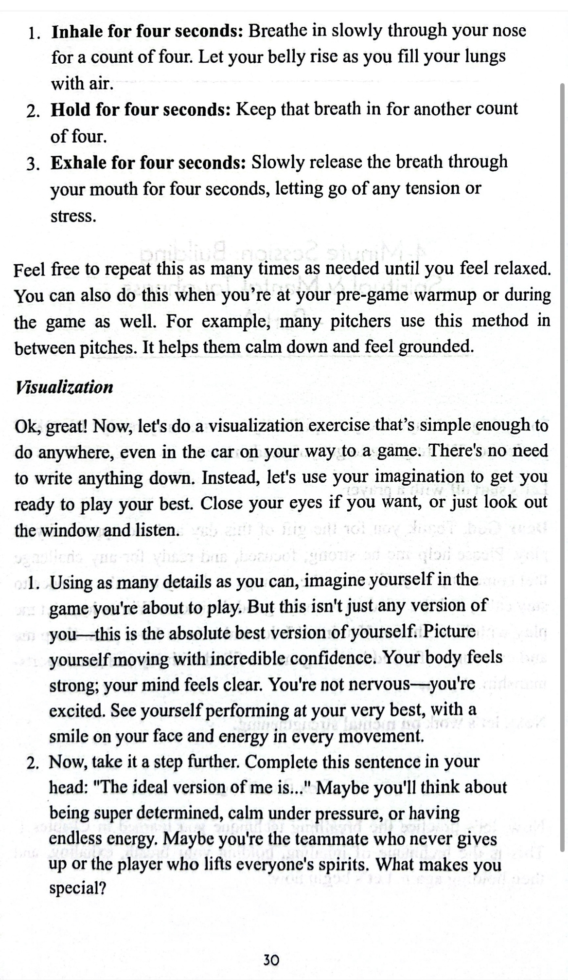 Inside the book