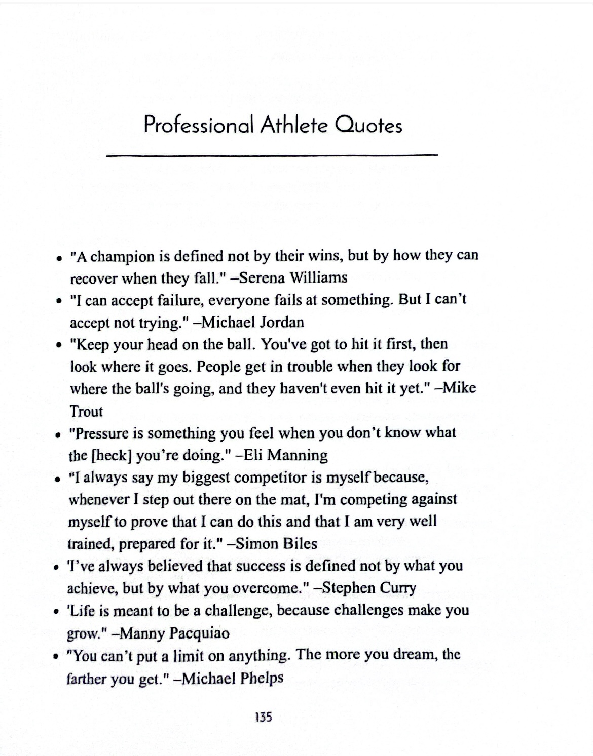 Inside the book