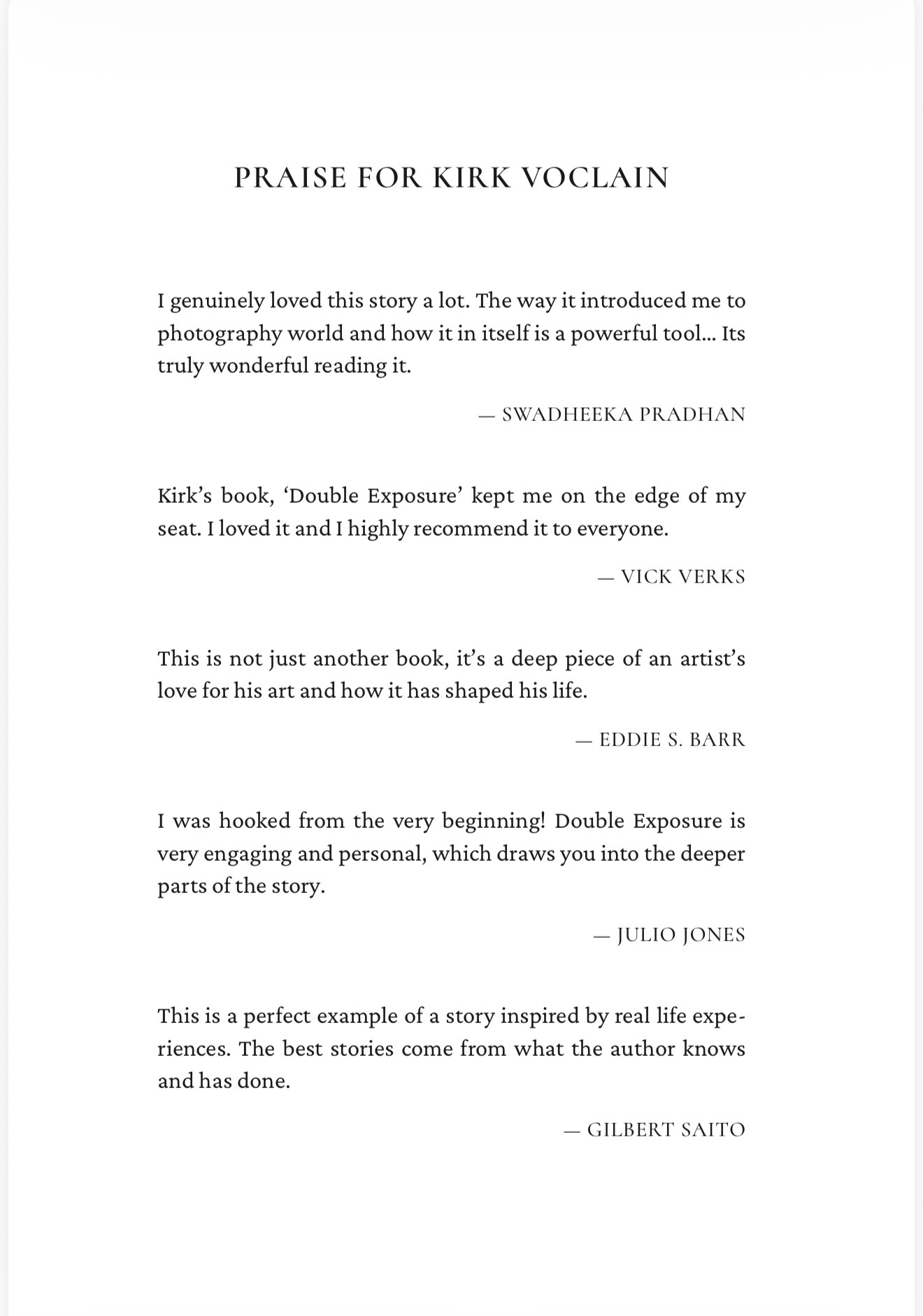 Inside the book