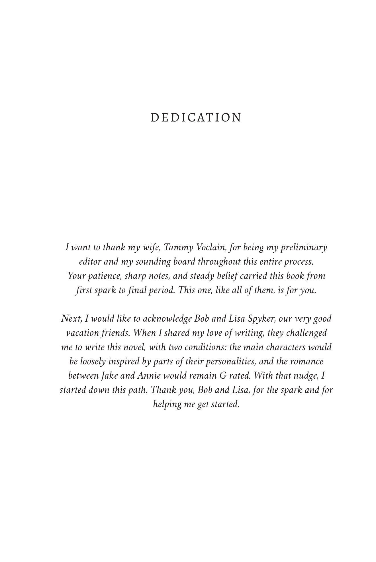 Inside the book