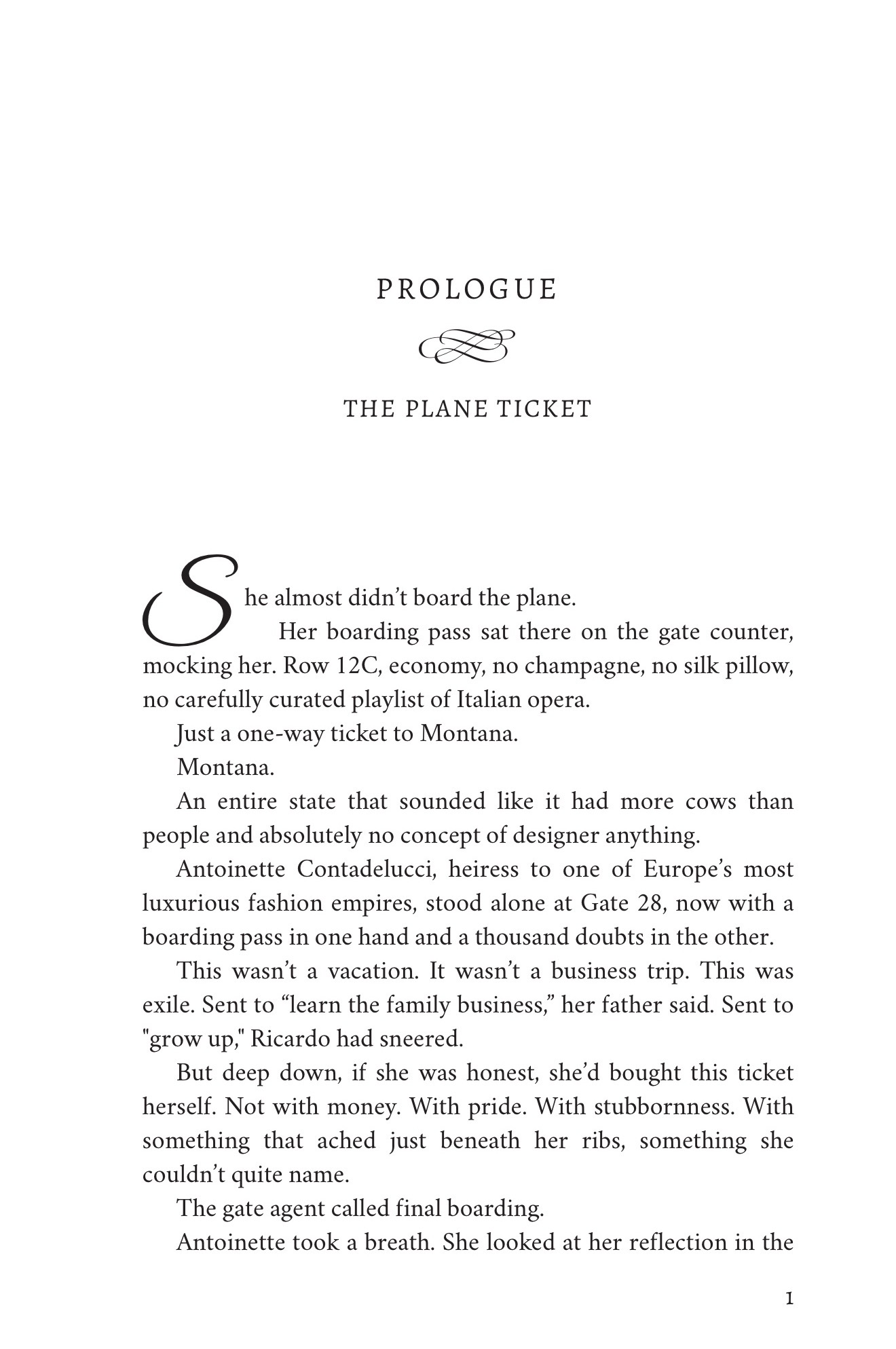 Inside the book