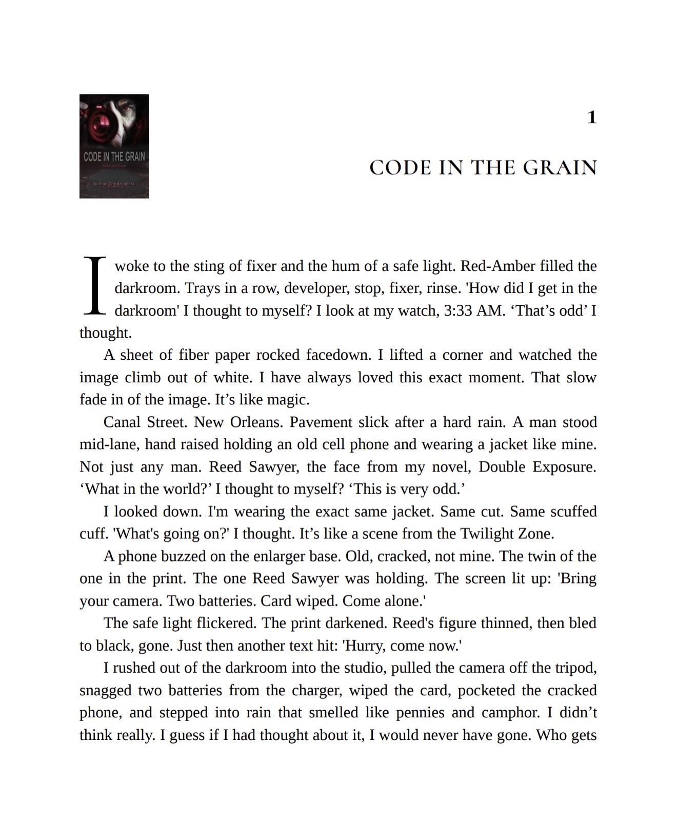 Inside the book