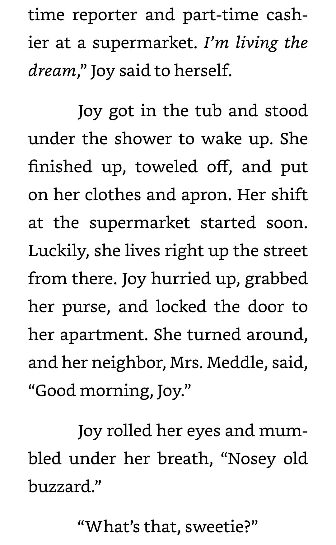 Inside the book