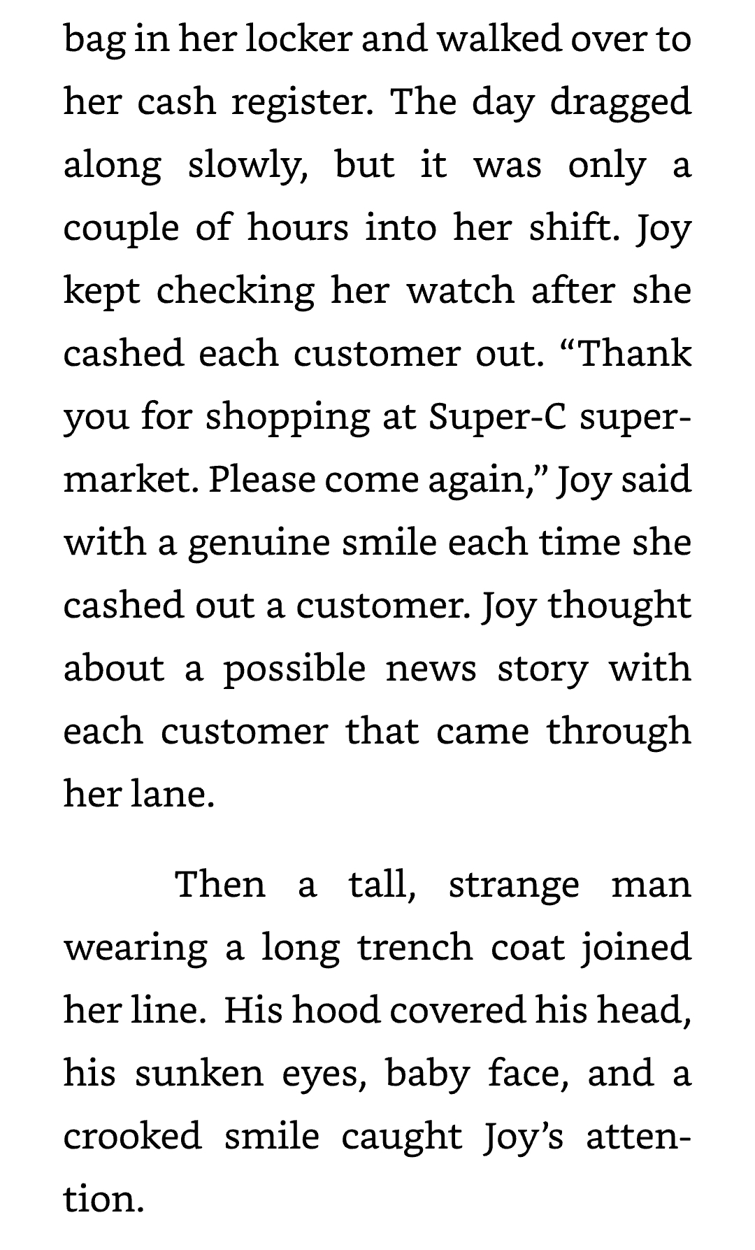 Inside the book