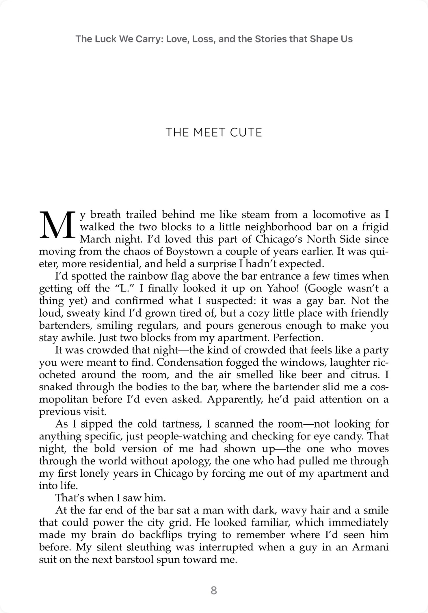 Inside the book