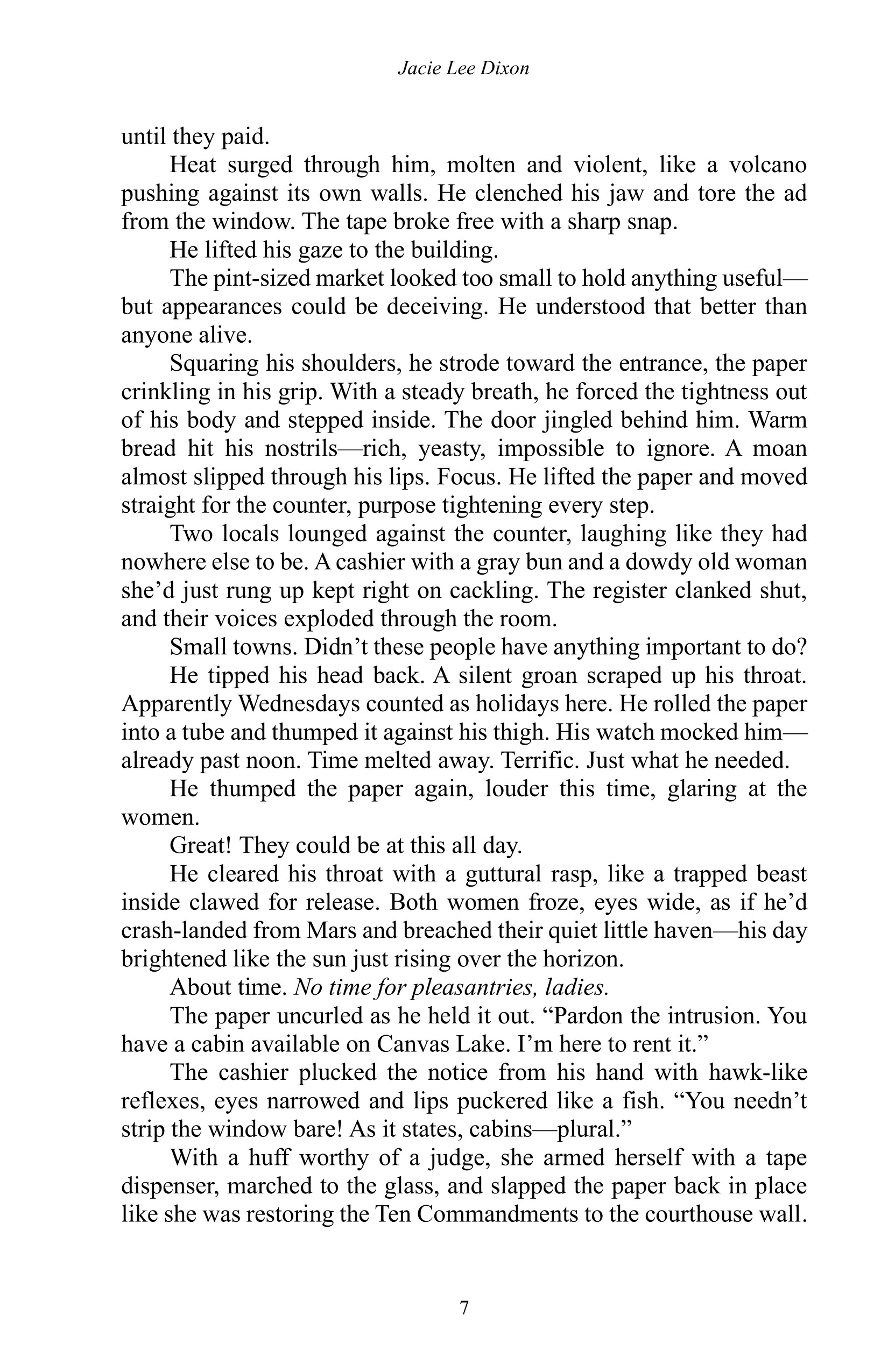 Inside the book