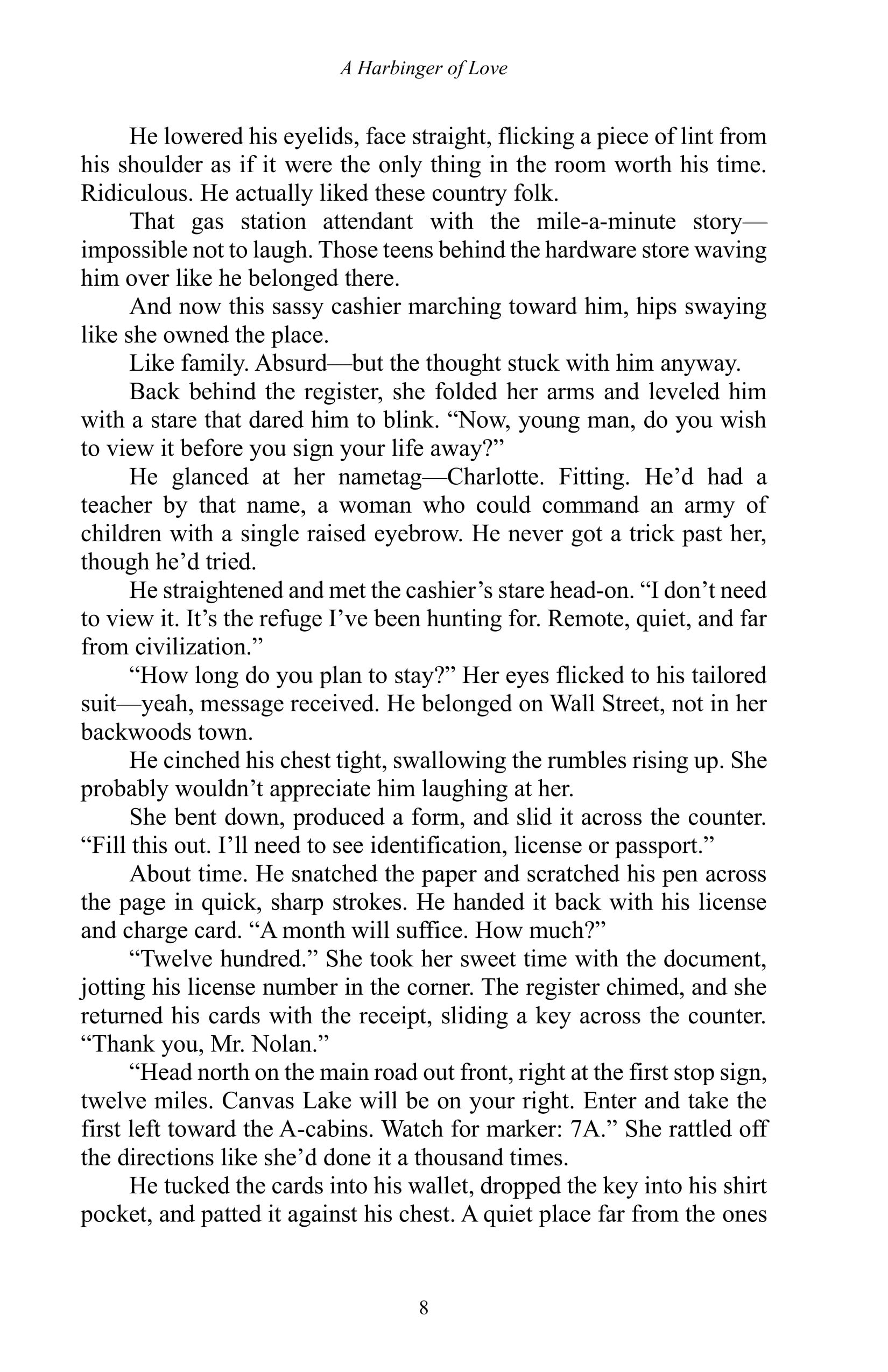 Inside the book