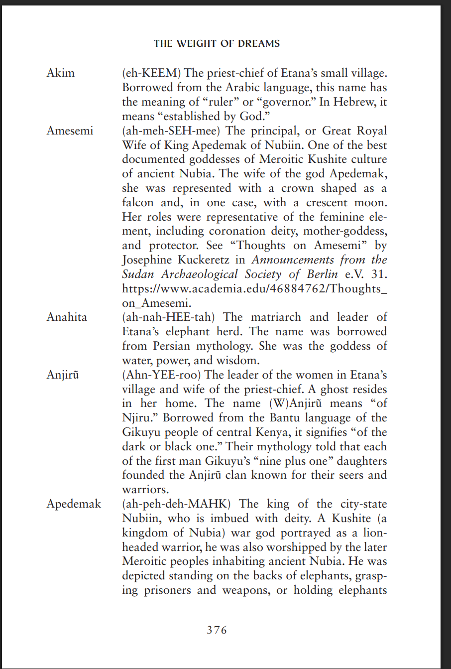 Inside the book