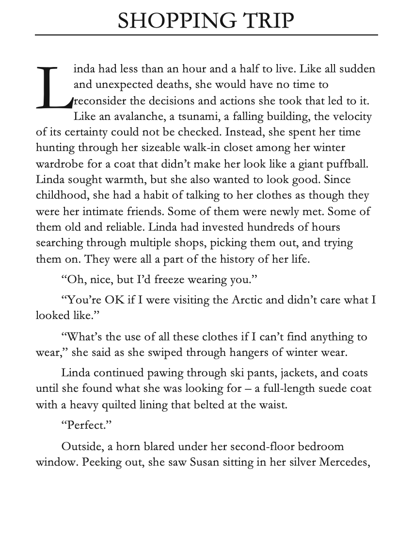 Inside the book