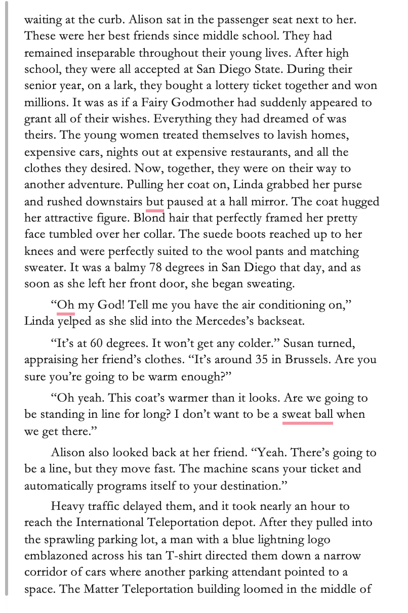Inside the book
