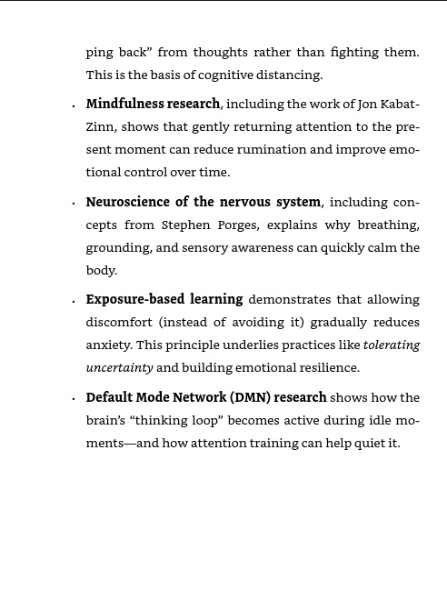 Inside the book