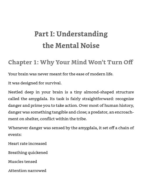 Inside the book